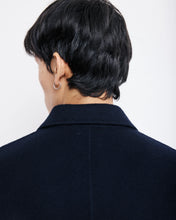 Charger l&#39;image dans la galerie, Hartford Veste Jay en Laine Double Face Bleu Marine