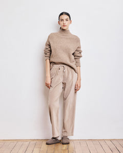 Hartford Pull Myrtille en Yak Alpaga Beige