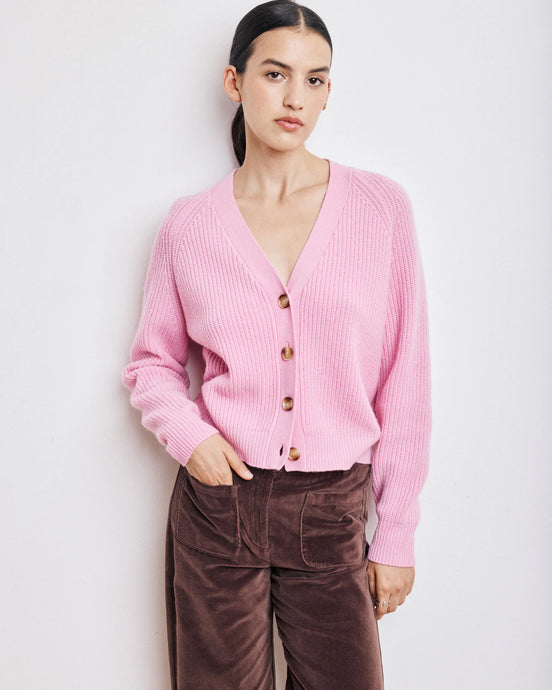 Hartford Pull Moena en Laine Cachemire Rose