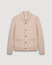 Charger l&#39;image dans la galerie, Hartford Cardigan Shawl en Laine Beige
