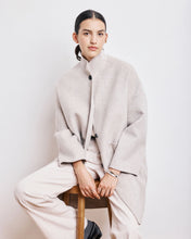 Charger l&#39;image dans la galerie, Hartford Manteau Vadim en Laine Naturel