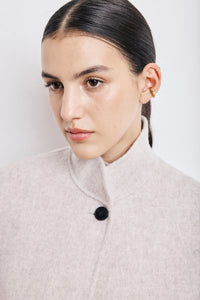 Hartford Manteau Vadim en Laine Naturel