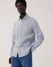 Charger l'image dans la galerie, Hartord Chemise Paul en Lin Navy White