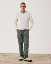 Charger l'image dans la galerie, Hartford Pull Henley Pique Cream