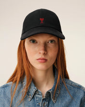 Charger l'image dans la galerie, AMI Femme Casquette Ami de coeur Noir