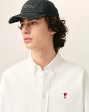 Charger l'image dans la galerie, AMI Chemise Classique Ami de Coeur Rouge Oxford Blanc