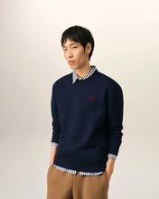 Charger l'image dans la galerie, AMI Sweatshirt Ami de Coeur Rouge Bleu Nuit