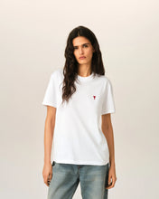 Charger l'image dans la galerie, AMI Femme T-shirt Ami de Coeur Rouge Blanc