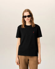 Charger l'image dans la galerie, AMI Femme T-shirt Ami de Coeur Noir