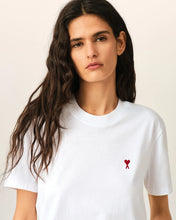 Charger l'image dans la galerie, AMI Femme T-shirt Ami de Coeur Rouge Blanc