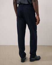 Charger l'image dans la galerie, Hartford Pantalon Joggy en Flanelle de Laine Bleu Marine