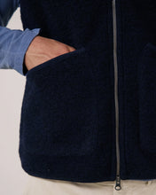 Charger l'image dans la galerie, Hartford Gilet Boiled en Laine Bleu Marine