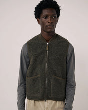 Charger l'image dans la galerie, Hartford Gilet Boiled en Laine Vert Militaire