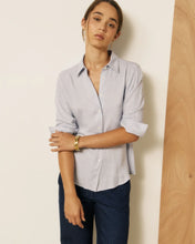 Charger l'image dans la galerie, Hartford Chemise Coraz en Laine Bleu