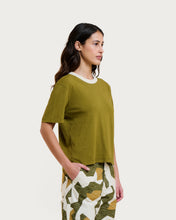 Charger l'image dans la galerie, Homecore T-Shirt Billie Khaki Cream