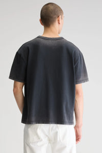 Bellerose T-Shirt Vouch Used en Coton Black blue