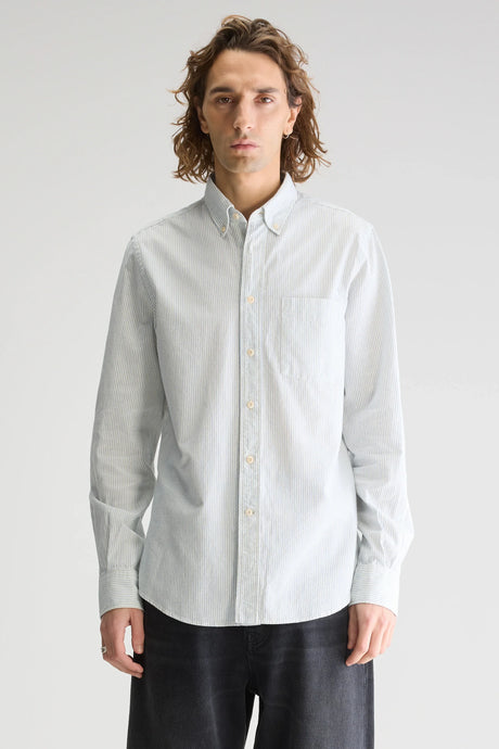 Bellerose Chemise Mire Slim à Rayures White
