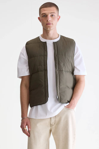 Bellerose Doudoune Hoch sans Manches Dark Olive