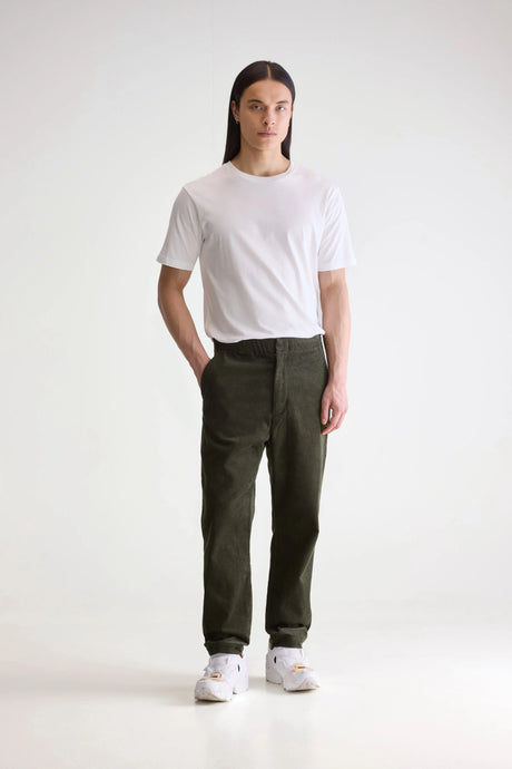 Bellerose Pantalon Paynt en Velours Dark Olive