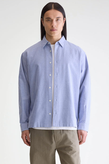 Bellerose Chemise Flip en Coton Chambray