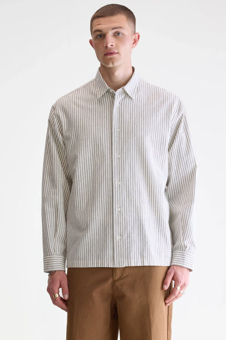 Bellerose Chemise Flip en Coton Stripe