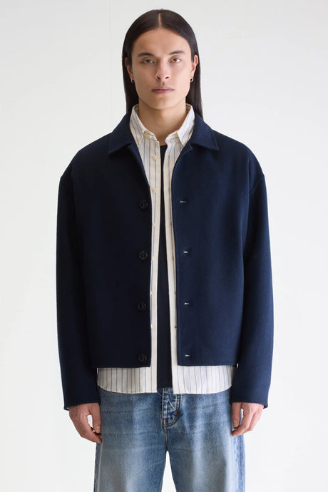 Bellerose Veste Jeez en Laine Navy