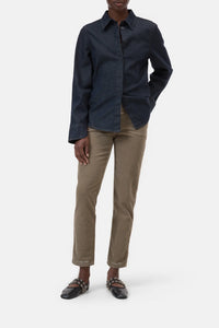 closed pedal pusher beige Closed Jean Pedal Pusher en Velours Clay Beige – Les Archives