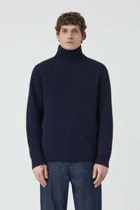 Closed Pull Jumper Col roulé Dark night