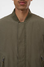 Charger l&#39;image dans la galerie, Closed Bomber en Coton Forest Green