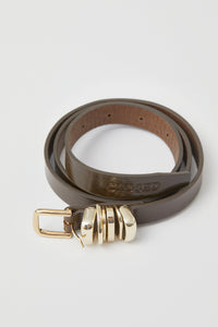 Closed Ceinture en Cuir Brown