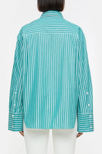 Charger l&#39;image dans la galerie, Closed Chemise Rayée en Coton Meadow Green