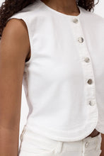 Charger l'image dans la galerie, Closed Veste Gilet en Denim White