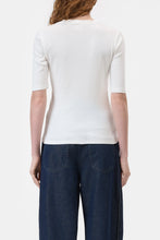 Charger l&#39;image dans la galerie, Closed T-shirt en Coton Modal Ivory