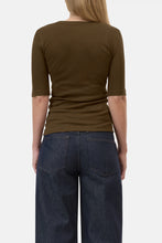 Charger l&#39;image dans la galerie, Closed T-shirt en Coton Modal Marsh Green