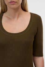 Charger l&#39;image dans la galerie, Closed T-shirt en Coton Modal Marsh Green