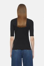 Charger l&#39;image dans la galerie, Closed T-shirt en Coton Modal Noir