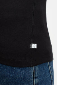 Closed T-shirt en Coton Modal Black