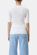 Charger l&#39;image dans la galerie, Closed T-shirt en Coton Modal Ivory