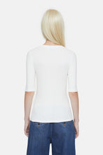 Charger l&#39;image dans la galerie, Closed T-shirt en Coton Modal Ivory