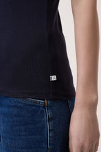Charger l&#39;image dans la galerie, Closed T-shirt en Coton Modal Dark Night