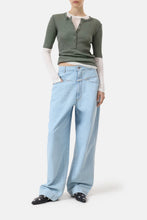 Charger l&#39;image dans la galerie, Closed T-shirt en Coton Forest Green