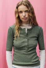 Charger l&#39;image dans la galerie, Closed T-shirt en Coton Forest Green