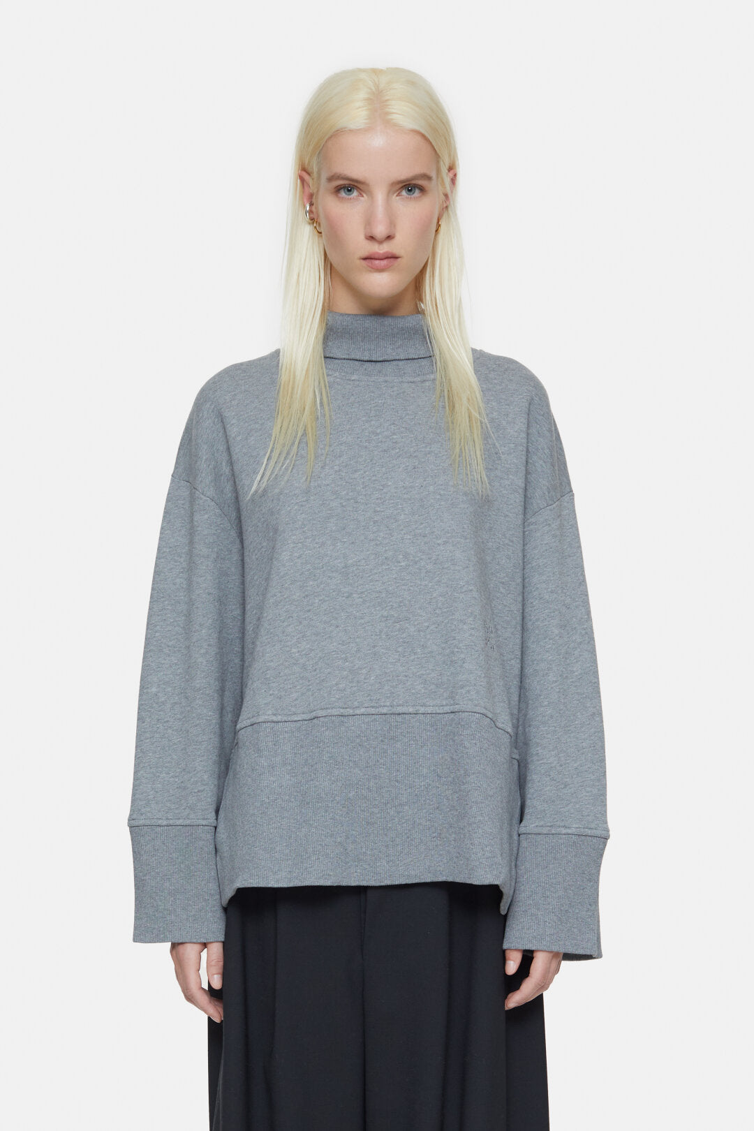 Closed Sweatshirt Col roulé Grey