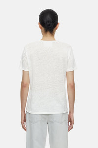 Closed T-shirt en Lin Ivory