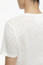 Charger l&#39;image dans la galerie, Closed T-shirt en Lin Ivory