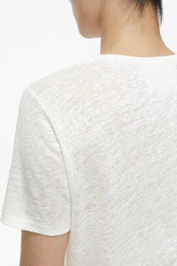 Closed T-shirt en Lin Ivory