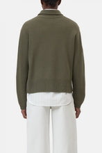Charger l&#39;image dans la galerie, Closed Pull en Laine Forest Green