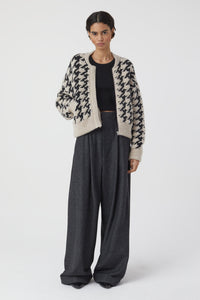 Closed Cardigan en Jacquard Black