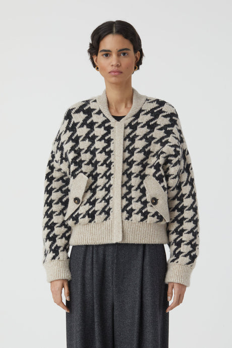 Closed Cardigan en Jacquard Black