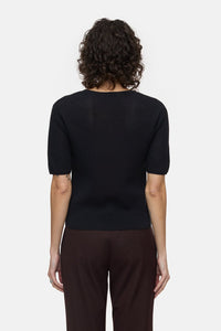 Closed Top en Tricot Black